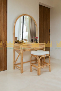 Vietnam rotin enfant coiffeuse et enfant meubles poupée jouets semblant jouer pour bébé jouets poupée accessoires - Product Image 3