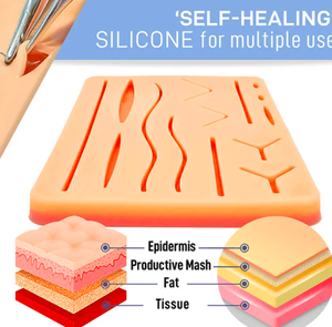 Kit de instrumentos de acero de fuente de alimentación Manual Ariston para práctica de sutura de estudiantes de enfermería veterinaria Kit de puntadas quirúrgicas - Product Image 2