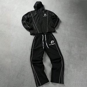 Custom <b>Packable</b> Nylon Windbreaker <b>Jacket</b> OEM ODM <b>Waterproof</b> Outdoor Sports <b>Jacket</b> BULKBEAR Men's Streetwear Winter Manufacturer - Product Image 3