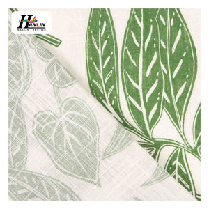 Tissu de rayonne imprimé par <span class=keywords><strong>sublimation</strong></span> 30S respirant doux 100% <span class=keywords><strong>viscose</strong></span> tissu flammé pour robe de femme - Product Image 3