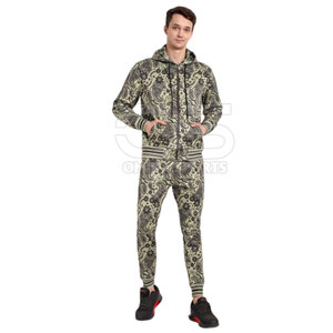 ชุดวอร์มพิมพ์ลายสำหรับผู้ชายใส่สบายมีฮู้ดและกางเกงดีไซน์ใหม่ - Product Image 1