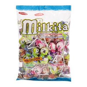 มิลกิตาลูกอมรสกล้วยผสมนมผสมรสสตรอเบอร์รี่450กรัม - Product Image 3