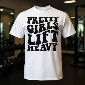 Camiseta Deportiva Vintage para Amantes del Gimnasio, Chicas Bonitas Levantan Pesas - Producto Promocional - Product Image 3