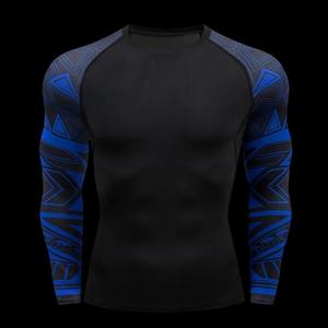 <b>Men's</b> Compression Gym Wear Swim T Shirt Wholesale <b>Men</b> Gym Wear Slim Fit <b>Rash</b> <b>Guard</b> Compression T Shirt - Product Image 5