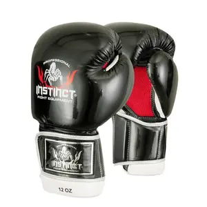 Gants de boxe d'entraînement professionnels en gros, haute qualité, évacuation de l'humidité, entraînement de kickboxing, fabricant OEM de gants de boxe - Product Image 1