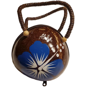 Thiết Kế Mới Thực Vỏ Dừa Hawaii Purse Hand Painted Phong Cách Độc Đáo Giá Tốt Đẹp Handmade Từ Việt Nam - Product Image 3