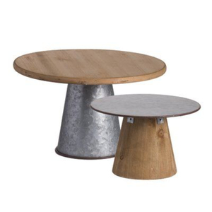 ขาตั้งเค้กทรงกลมโลหะชุบสังกะสีแบบฟาร์มเฮาส์ สีเงิน สำหรับวางขนมหวานในงานแต่งงาน งานปาร์ตี้ และตกแต่งบ้าน ราคาดีที่สุด - Product Image 2