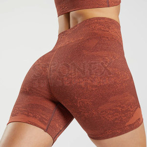 Shorts de sport pour femmes, taille haute, respirants et à séchage rapide, pour la gym et les activités sportives - Product Image 5