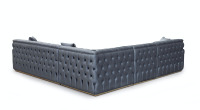 Nouveau Design Sur Mesure Luxe Noir Rouge Violet Gris Beige Mobilier Commercial Salon Canapé d'Angle Modulable
