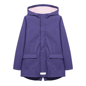 แจ็กเก็ตกันน้ำมีฮู้ดสำหรับเด็ก, แจ็กเก็ตอุ่นนุ่มกันความร้อนสำหรับเล่นกลางแจ้งฝนตกหิมะอากาศหนาว - Product Image 1