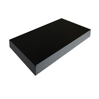 Base en bois noir 6 x 6 x 2 pouces avec trou de fixation - pour trophée, statue, poupée - plaque en bois avec logo gravé