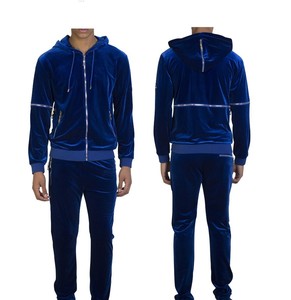Diseño elegante Hombres Chándal de terciopelo ligero totalmente personalizado transpirable Venta caliente Chándal de terciopelo con calidad superior - Product Image 6