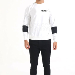 Sudaderas de talla grande con contraste de color para hombre, ropa, sudaderas para hombre, pulóver, sudaderas para hombre - Product Image 4