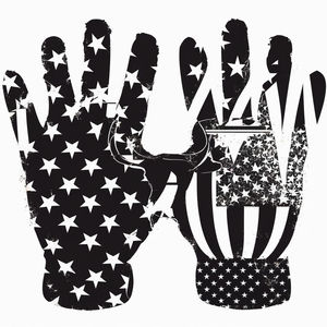Guantes de Fútbol Americano de Alta Calidad con Super Agarre en la Palma, Diseña Tu Propio Logotipo, Guantes de Fútbol Americano con Impresión de Silicona - Product Image 3