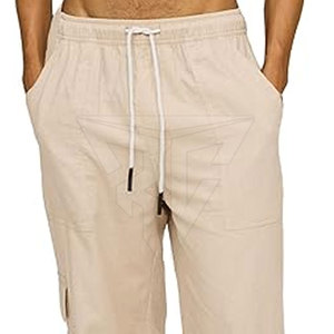 Men's Casual Breathable Cotton Baggy <b>Trouser</b> Mid Waist Straight Pattern Fleece Lining Customizable High Quality <b>Winter</b> Wholesale - Product Image 6