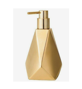 Distributeur de savon liquide de décoration de salle de bains d'hôtel de qualité exclusive Distributeur de savon à main de conception classique de couleur argent brillant en vrac - Product Image 5