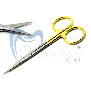 Odontomed 2011 ODM-20-61E Tijeras Quirúrgicas para Iris de Calidad de Exportación, Acero Inoxidable, 4 1/2 Pulgadas, Instrumentos Rectos Afilados - Product Image 4