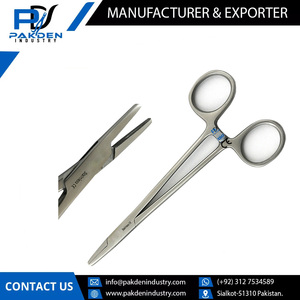 Porte-aiguille chirurgical allemand en acier inoxydable de qualité supérieure Mayo-Hegar Source d'alimentation manuelle Prix de vente à prix économique - Product Image 2
