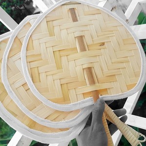 Los mejores productos de artesanía artesanías de bambú vietnamita-MATERIAL NATURAL ARTESANÍA BAMBÚ VENTILADOR DE MANO - Product Image 5