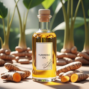 Aceite esencial de hoja de cúrcuma pura, vapor Natural orgánico destilado a granel, venta al por mayor, aromaterapia, cuidado de la piel, uso de masaje para el cuidado del cabello - Product Image 1