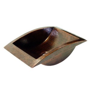 Recipiente de cobre grande de estilo moderno decorativo, suministro de tocador de baño, fregadero antiguo, superventas, fregadero de cocina grande de cobre, bajo montaje - Product Image 1