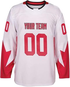 Diseño personalizado de talla grande Nuevo diseño Camisetas de hockey Logotipo impreso Sublimado Camisa de desgaste de hockey sobre hielo - Product Image 5