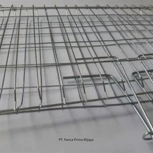 High Quality Jumbo Fish BBQ Grill <b>Basket</b> | Extra Large Iron Wire Grill Rack with Wooden Handle | Anti-Rust Non-Stick Easy Clean - Product Image 5