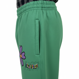 2025 Custom Casual <b>Joggers</b> Polyester Cotton Printed Logo Patchwork <b>Stacked</b> Sweatpants Streetwear washed men's pants - Product Image 4