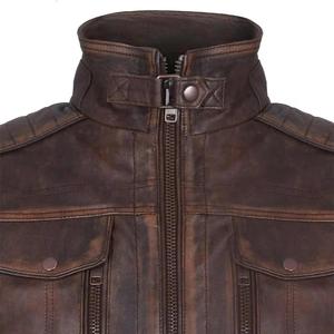 Chaquetas de cuero de moda para hombre Otoño Gamuza Color sólido Diseño popular Chaqueta informal de terciopelo para hombre Servicio OEM personalizado - Product Image 2