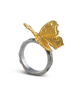 Customized Modern Elegant Metal Gold <b>Butterfly</b> Design Ring Cloth Roll Napkin Holder For Home Hotel And Restaurants Decor - Product Image 5