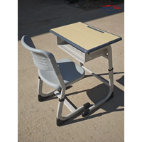 Fournitures scolaires en métal modernes, bureaux et chaises pour enfants à hauteur réglable, meubles scolaires, bureaux et chaises pour étudiants