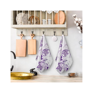 Wholesale 400-500gsm Handmade Organic Cotton Animal Print Embroidered Antimicrobial Eco-Friendly Luxury Home Golf Tea Towels - Product Image 6