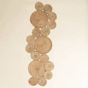 Napperon en jacinthe d'eau naturelle sans BPA personnalisé Boho paille tissée en jonc de mer - Product Image 1