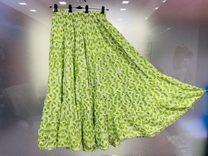 Indian High Waist Female Boutique Cotton Printed Long <strong>Skirt</strong> Floral Girls Full Flare Beach Casual Medium Length Sizes <strong>for</strong> <strong>Women</strong>