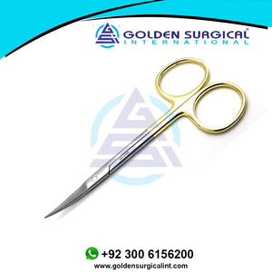 Ciseaux fins chirurgicaux de théâtre d'opération de TC vasculaire Ciseaux d'infirmières dentaires d'hôpital médical Super Cut Instruments chirurgicaux - Product Image 2