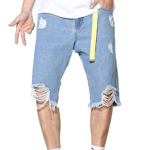 Shorts en denim pour hommes, fabrication OEM, qualité supérieure, fournisseur d'usine, forte demande, mode professionnelle haut de gamme - Product Image 4