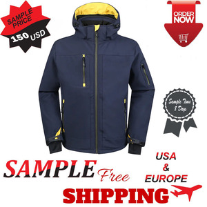 OEM Custom High Street Softshell Outwear Windbreaker <b>Jacket</b> for <b>Men</b> <b>Waterproof</b> Lightweight Breathable Outdoor for Winter - Product Image 5
