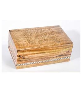 Wooden Box Funeral Cremation <b>Urns</b> for Human Ashes Adult <b>Large</b>, Rosewood Cremation <b>Urns</b> for Ashes Burial <b>Urns</b> ( 250 Cubic Inches) - Product Image 6