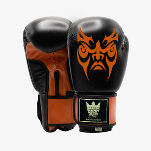 Guantes de boxeo duraderos con logotipo personalizado Guantes de entrenamiento deportivo de gimnasio de calidad en tamaño XL Protección de manos para adultos 6oz 16oz Hecho de cuero PU - Product Image 6