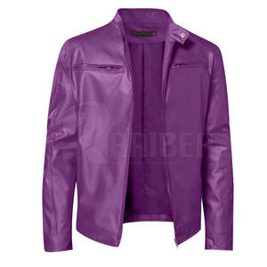 เสื้อแจ็กเก็ตหนังผู้ชายอบอุ่นแบบลำลองสำหรับฤดูหนาวระบายอากาศได้ดี - Product Image 2