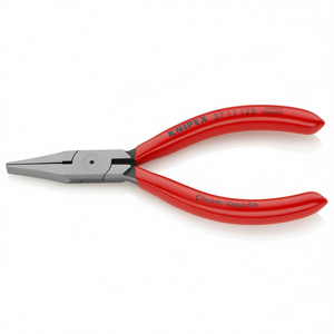 คีมปากแบนสำหรับงานช่างยี่ห้อ Knipex รุ่น Precision Mechanics สีดำเคลือบอะโนไดซ์ หัวขัดเงา ด้ามจับเคลือบพลาสติก ปากคีมกว้าง - Product Image 2