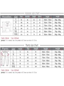 <b>Men's</b> sportswear <b>set</b>, with a hooded sports <b>shirt</b> featuring New York-style lettering, long sleeves, casual, comfortable, pockets - Product Image 6