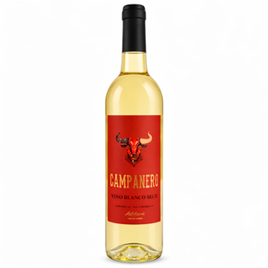 Campanero - Vino Blanco Seco Airen Macabeo 11% ABV Vino Blanco Español Fresco 750ml - Product Image 1