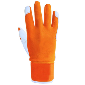 Guantes de bateo de béisbol de cuero de vaca genuino con puño largo profesional Guantes de bateo de precios razonables de la mejor calidad - Product Image 5