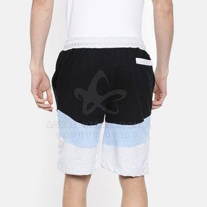 Short taille moyenne pour hommes sur mesure nouveau style motif solide 100% coton séchage rapide fermeture à cordon vêtements décontractés vendus - Product Image 3