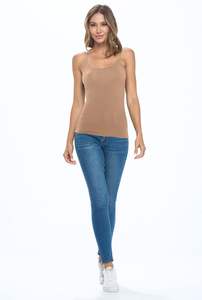 Camisole en dentelle respirante extensible pour femmes, 100% coton, silhouette lisse, texture douce, séchage rapide, coupe décontractée, coupe moderne, minimaliste - Product Image 3