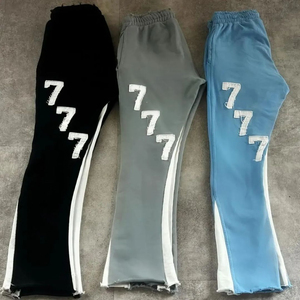 Survêtement en molleton de coton 100% pour homme et femme 450 GSM de qualité supérieure à la mode survêtement en tissu respirant personnalisé - Product Image 3