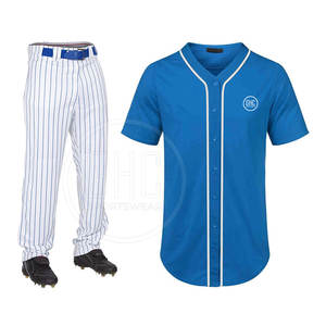 Uniformes de béisbol y sóftbol transpirables de servicio OEM, ropa de entrenamiento de nuevo diseño a bajo precio - Product Image 2