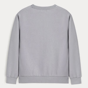 Sudadera de Algodón de Color Sólido de Nuevo Diseño al por Mayor para Mujer, Sudadera de Punto Informal Transpirable con Cuello Redondo para Mujer - Product Image 6