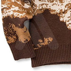 Men Winter Solid Crew Neck 100% Cotton Knit Breathable Casual <b>Pullover</b> <b>Sweater</b> OEM ODM High Quality - Product Image 3